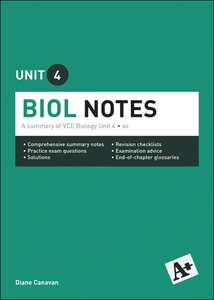 A+ VCE Biology Notes Unit 4