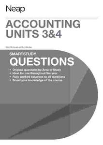 NEAP Smartstudy Questions Accounting VCE Units 3 & 4