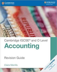 CAIE IGCSE会计 Cambridge IGCSE® and O Level Accounting Revision Guide